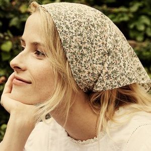 DÔEN Penny Bandana ~ Green Summer Nectar